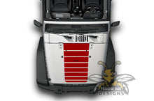 Load image into Gallery viewer, Hash Hood JK Wrangler Decals Stickers Compatible with Jeep