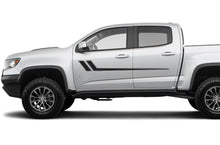 Load image into Gallery viewer, Hockey Side Stripes Graphics Vinyl Decals Compatible with Chevrolet Colorado Crew Cab