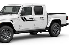 Load image into Gallery viewer, Hockey Stripes Graphics Kit Vinyl Decal Compatible with Jeep JT Gladiator 4 Door