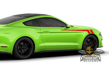 Load image into Gallery viewer, Hockey Front Stripes Graphics vinyl graphics for ford Mustang decals