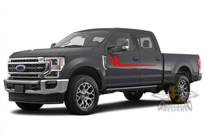 Decals For Ford F250 Hockey Side Door Stripes Vinyl 