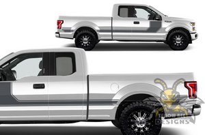 Hockey Side decals Graphics Ford F150 Super Crew Cab 6.5'' stripes