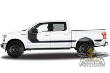 Load image into Gallery viewer, Hockey Side decals Graphics Ford F150 Super Crew Cab stripes