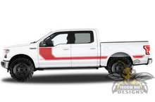 Load image into Gallery viewer, Hockey Side decals Graphics Ford F150 Super Crew Cab stripes