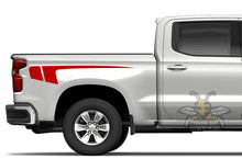 Load image into Gallery viewer, Hockey Stripes Bed Graphics vinyl for chevy Silverado decals