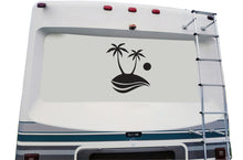 Load image into Gallery viewer, Island Palm Trees Graphics Decals For RV, Trailer, Camper Motor Home