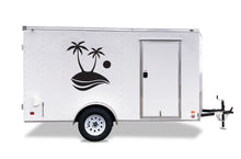 Load image into Gallery viewer, Island Palm Trees Graphics Decals For RV, Trailer, Camper Motor Home