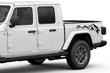 Load image into Gallery viewer, Jeep Gladiator 4 Door Mountains Bed Decal Vinyl Graphic for JT Gladiator