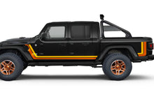 Load image into Gallery viewer, Jeep JT Gladiator 4 Door Scrambler Retro Stripes (Orange/Yellow) for JT Gladiator