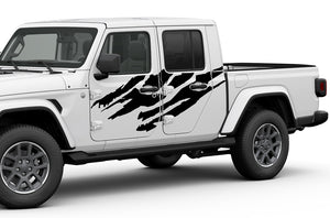 Jeep JT Gladiator 4 Door Side Scratches Decals Graphics