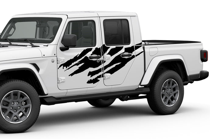 Side Scratches Decals Graphics compatible with Jeep JT Gladiator