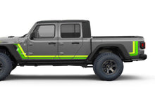Load image into Gallery viewer, Jeep JT Gladiator 4 Door Scrambler Retro Stripes (L. Yellow/L.Green) for JT Gladiator