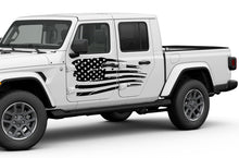 Load image into Gallery viewer, Jeep JT Gladiator 4 Door USA Flag Side Decals Graphics