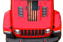 Load image into Gallery viewer, Jeep JT Gladiator Hood US Flag Graphics compatible with JT Gladiator 2020
