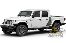 Load image into Gallery viewer, Decals For Jeep Gladiator Side Green Camouflage Decals vinyl Graphics