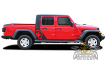 Load image into Gallery viewer, Jeep Gladiator 4 Door 2020 Side Star Decal Omega Sides Vinyl Graphic