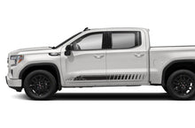 Load image into Gallery viewer, Lower Mountain Side Stripes Graphics Vinyl Decals Compatible with GMC Sierra Crew Cab