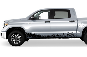 Lower Mud Splash Graphics Kit Vinyl Decal Compatible with Toyota Tundra Crewmax