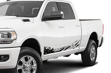 Load image into Gallery viewer, Lower Mud Splash Graphics Vinyl Decal Compatible with Dodge Ram Crew Cab 3500 Bed 6&#39;4”