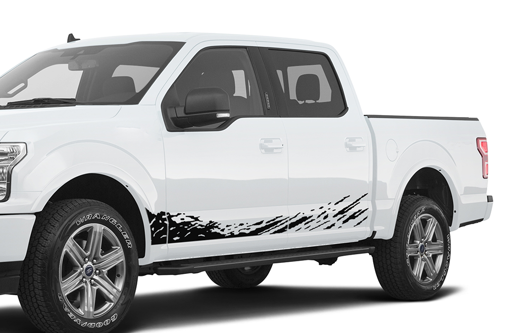 Ford F150 Decals Lower Mud Splash Graphics Compatible With Ford F150