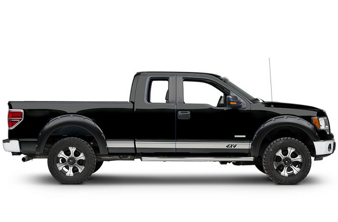 Lower Off Road Side Stripes Graphics Vinyl Decals For Ford F150
