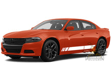 Load image into Gallery viewer, Lower Rocker Vinyl Stripes decals for Dodge Charger