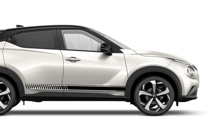 Lower Side Stripe Graphics Vinyl Decals Compatible with Nissan Juke