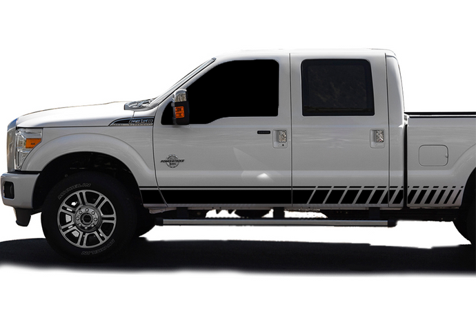 Ford F350 Stripes Lower Decals Graphics Compatible With Ford F350