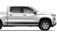 Load image into Gallery viewer, Lower Side Stripes Graphics Vinyl Decals Compatible with Chevrolet Silverado 1500 Crew Cab
