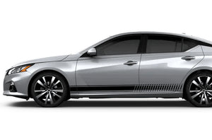 Lower Side Stripes Graphics Vinyl Decals Compatible with Nissan Altima 4 Doors