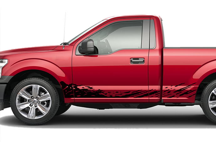 Ford F150 Stickers Decals Lower Splash Graphics Compatible With F150