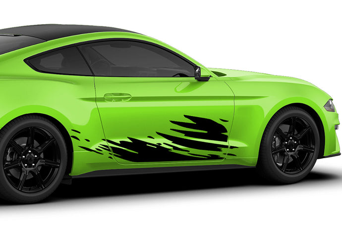 Lower Splash Graphics Vinyl Decals Compatible with Ford Mustang