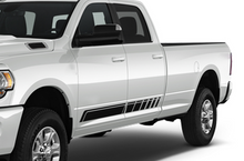 Load image into Gallery viewer, Lower Stripes Graphics Kit Vinyl Decals Compatible with Dodge Ram Crew Cab 3500 Bed 8”