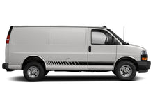 Load image into Gallery viewer, Lower Stripes Graphics Vinyl Decals Compatible with Chevrolet Express