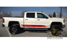 Load image into Gallery viewer, Adventure Stripes Graphics Vinyl Compatible with GMC Sierra decals