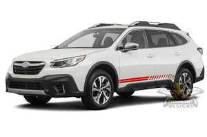 Lower Dual Style Stripes Graphics decals for Subaru Outback