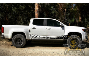 Lower Mud Splash Graphics vinyl for decals for chevy colorado