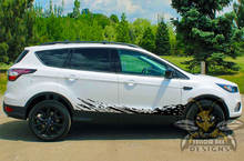 Load image into Gallery viewer, Lower Mud Splash vinyl graphics decals for ford escape