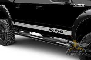 Lower Off Road Side decals Graphics Ford F150 Super Crew Cab stripes 2020, 2021