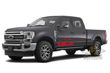 Load image into Gallery viewer, Lower Rocker Mountain Side Graphics Vinyl Decals For Ford F250