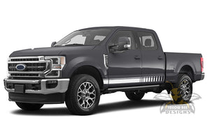 Lower Rocker Side Stripes Graphics Vinyl Decals For Ford F250