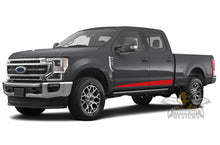 Load image into Gallery viewer, Lower Rocker Spear Stripes Graphics Vinyl Decals For Ford F250