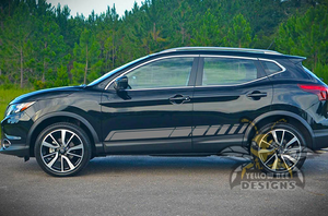 Lower Side Rocket Stripes Graphics vinyl for Nissan Rogue decals