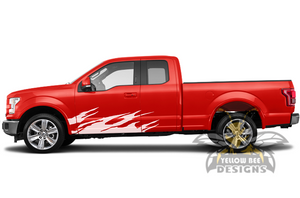 Lower Side Splash Graphics decals for Ford F150 Super Crew Cab 6.5''