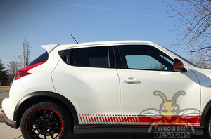 Lower Side Stripe Graphics vinyl for Nissan Juke decals