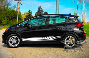 Lower Side Stripes Graphic Vinyl Compatible with Chevrolet bolt decals