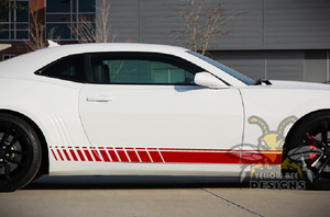 Lower Side Stripes Graphics vinyl for chevrolet camaro decals