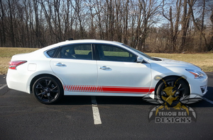 Lower Side Stripes Graphics vinyl for Nissan Altima decals
