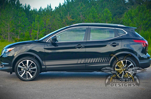 Lower Side Stripes Graphics vinyl for Nissan Rogue decals