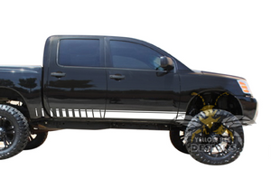 Lower Side Stripes Graphics vinyl for Nissan Titan decals